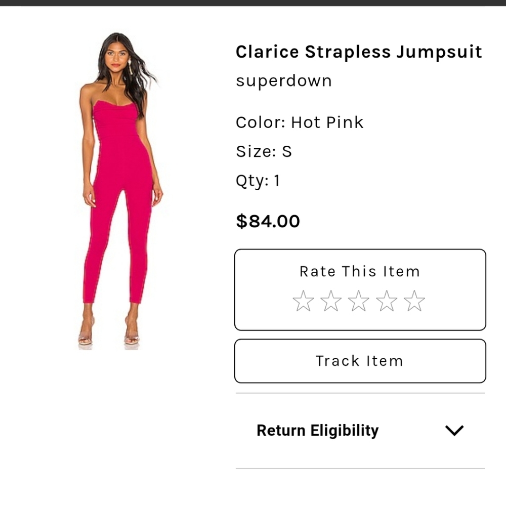 Pink jumpsuit